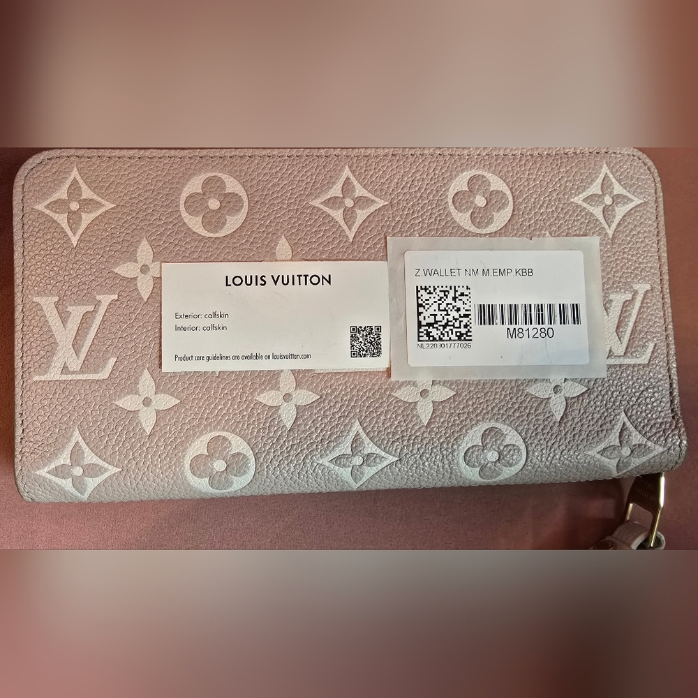 Louis Vuitton Monogram Empreinte Zippy Wallet